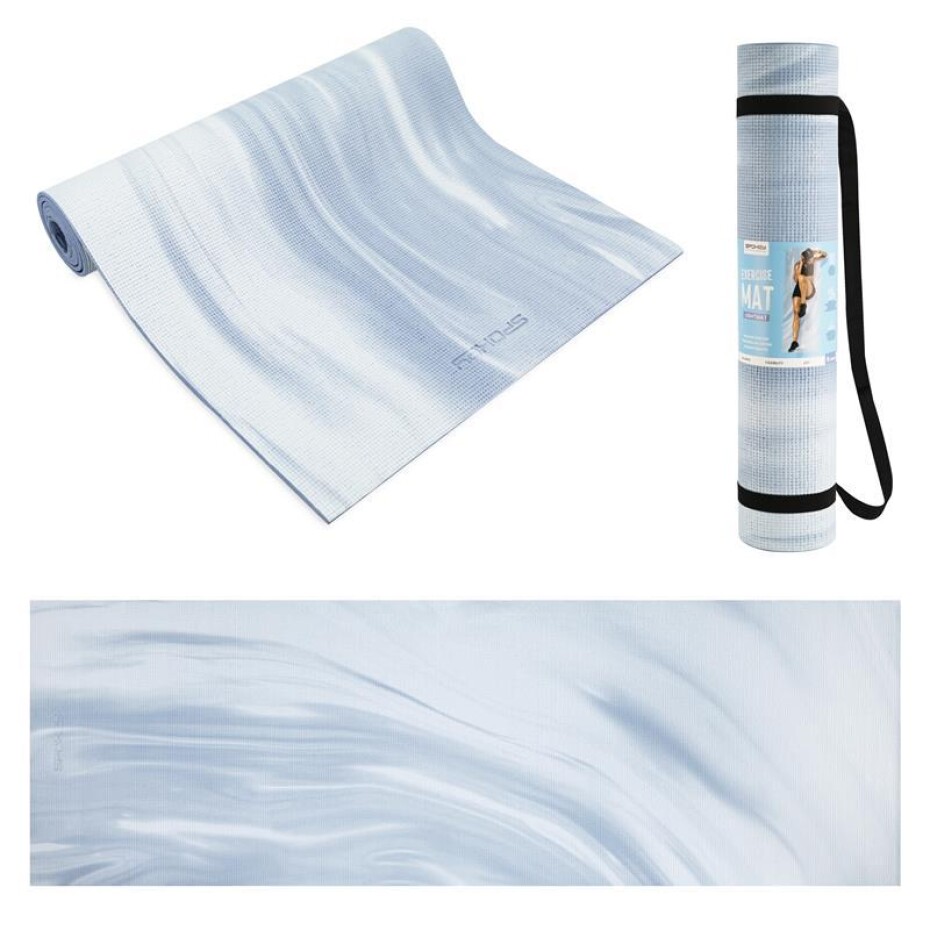 Spokey LIGHTMAT Podložka na cvičení, 183 x 61 x 0,6 cm, duhová modrá - main (0)