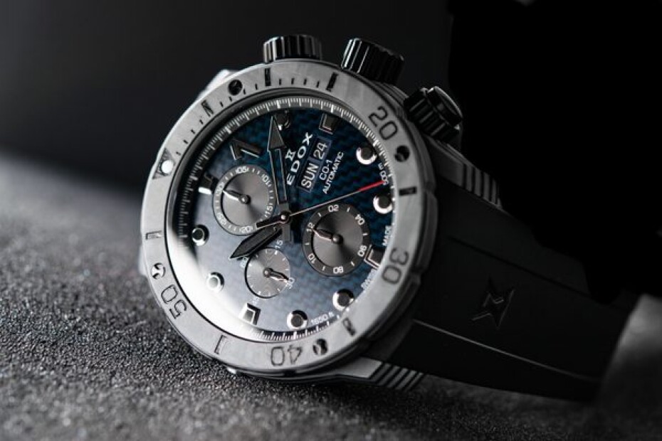 EDOX CO-1 Carbon Chronograph Automatic 01125-CLNGN-BUNN - main (12)
