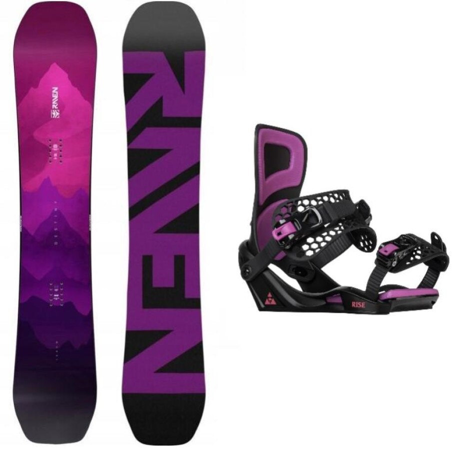 Raven Destiny dámský snowboard + Gravity Rise black/purple vázání - main (0)