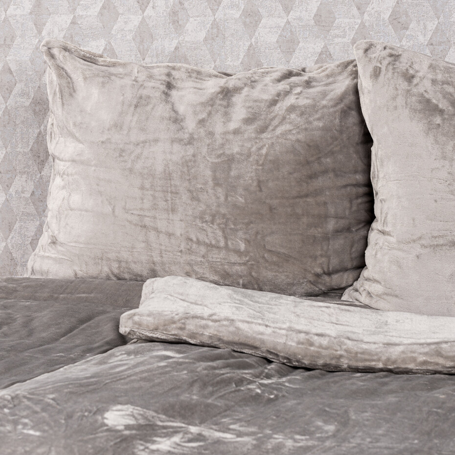 4Home povlečení mikroflanel šedá, 140 x 220 cm, 70 x 90 cm - main (2)