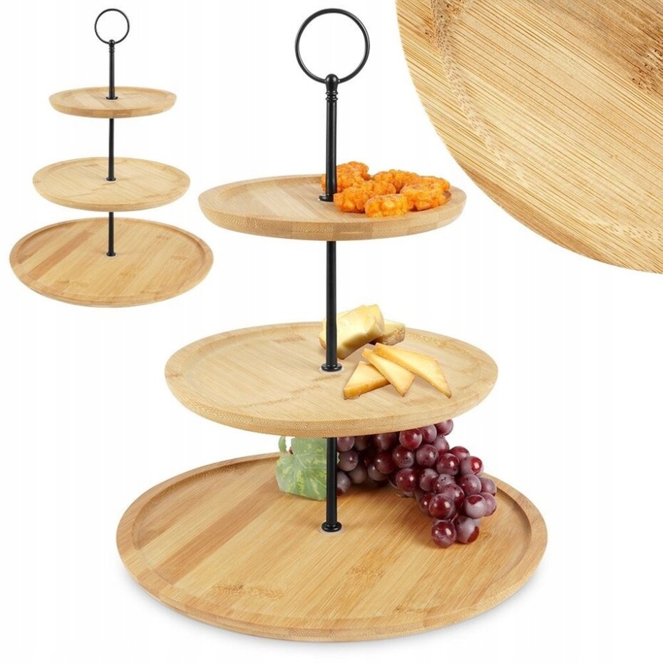 EH Servírovací stojan Bamboo, v. 34 cm - main (1)