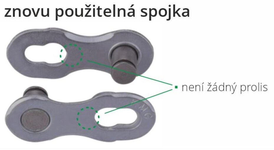 Kmc spojka řetězu 10R DLC - main (0)