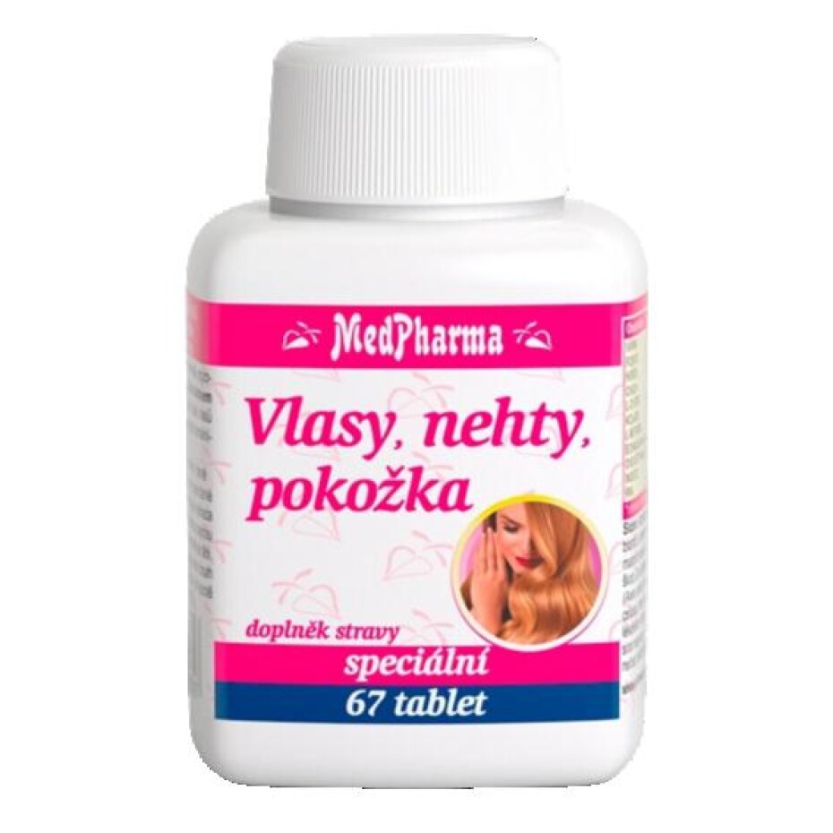 MedPharma Vlasy, kůže, nehty 67 tablet - main (0)