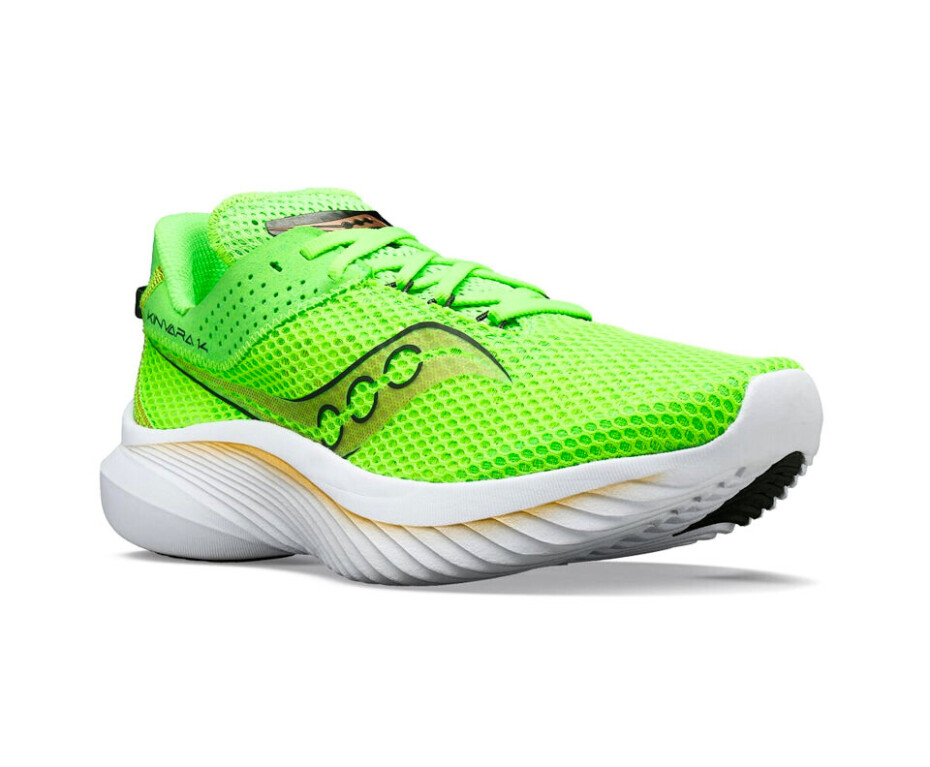 Pánská běžecká obuv Saucony  Kinvara 14 Slime/Gold  UK 7 - main (2)