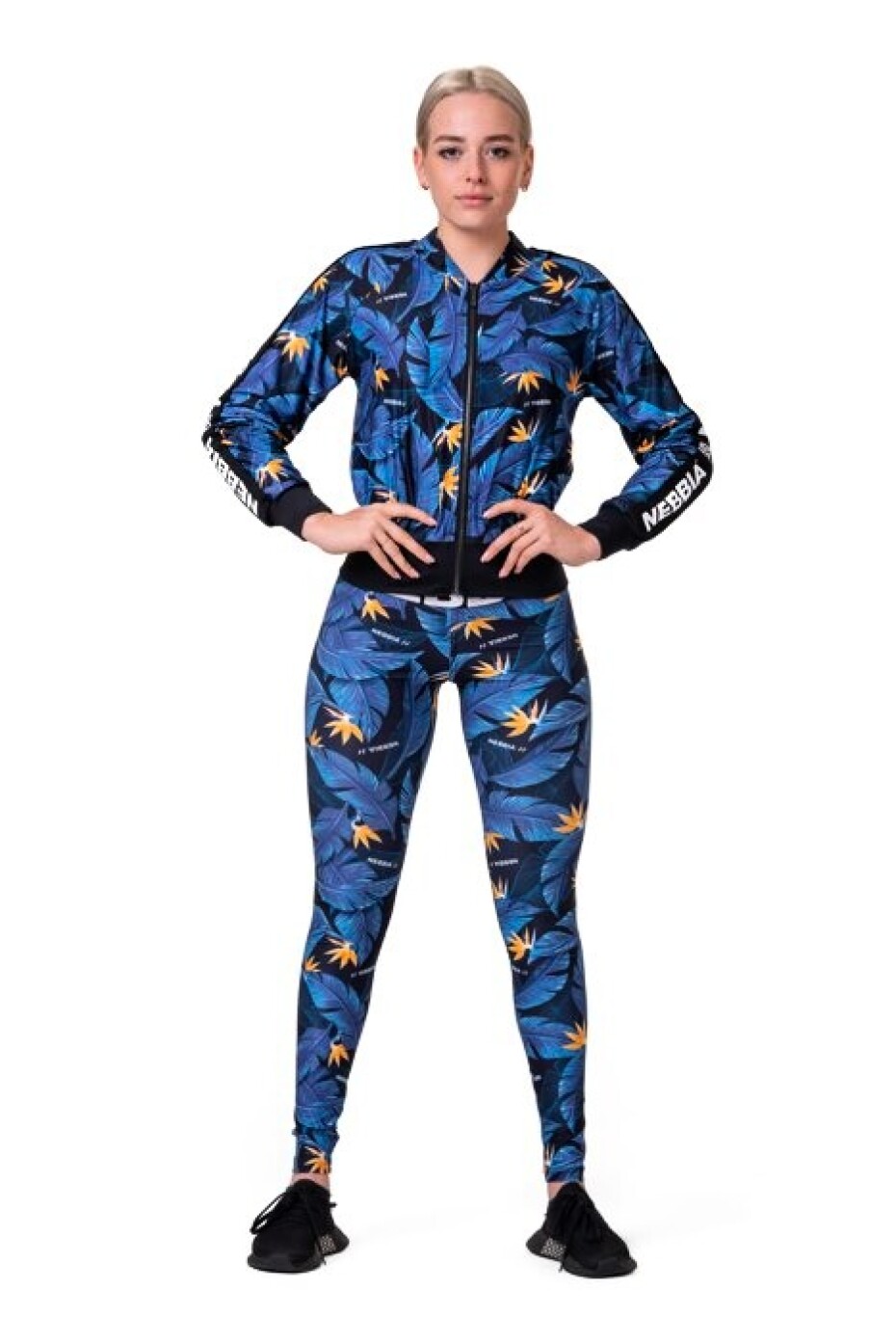 Nebbia legíny Mid Waist Ocean Power 566 modré - main (0)