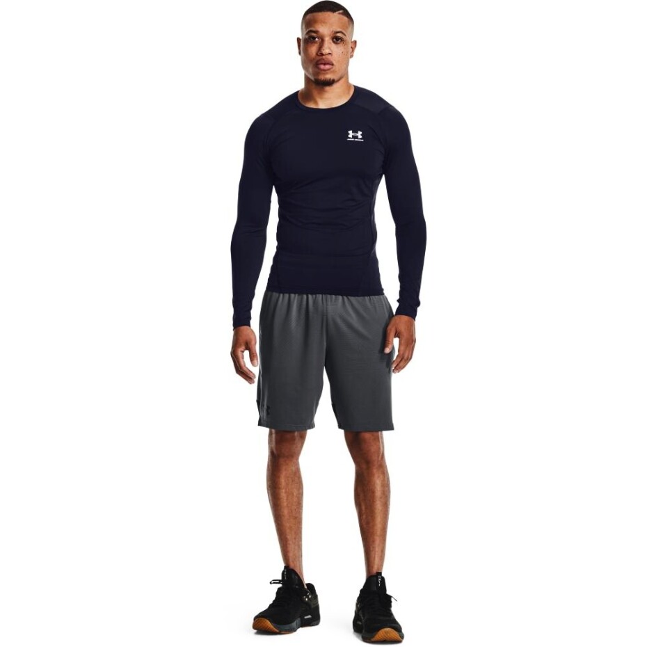Pánské tričko Under Armour HeatGear Comp LS Midnight Blue M - main (2)