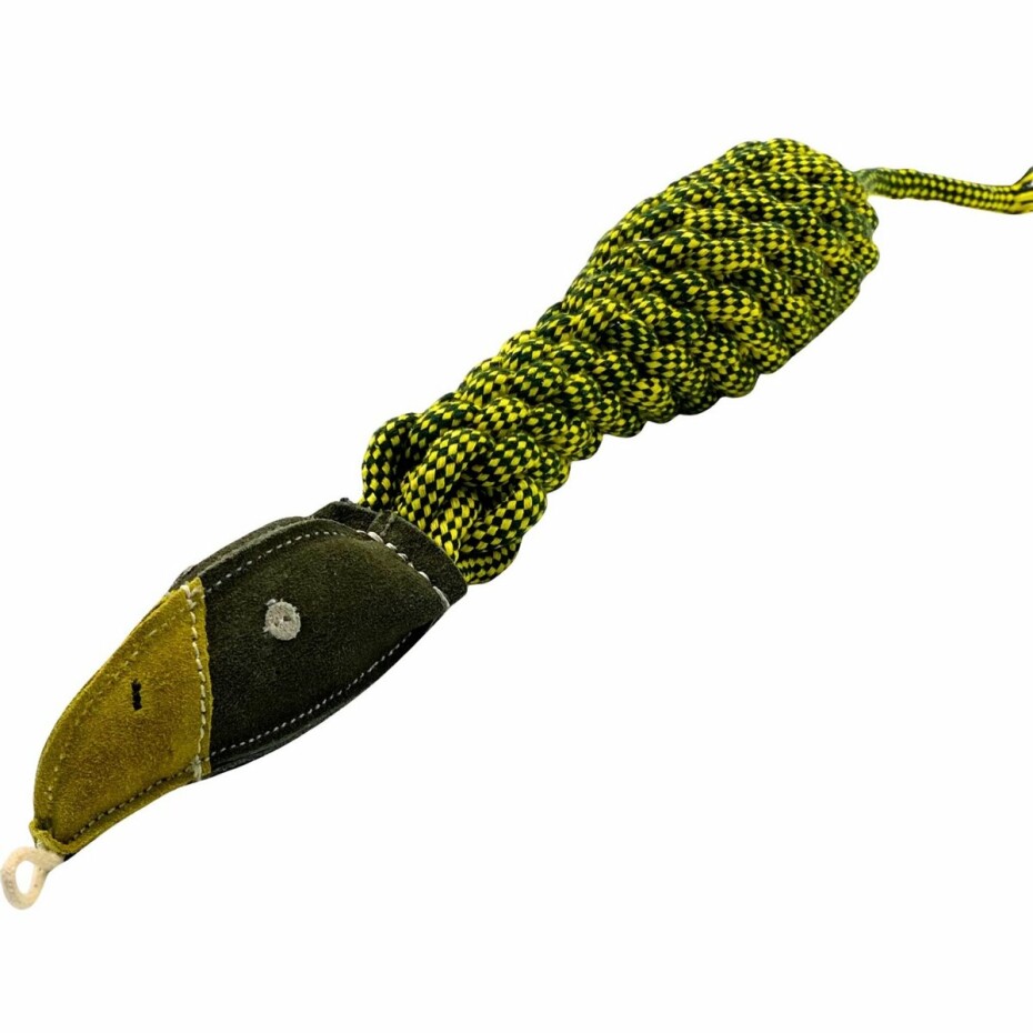 PafDog Sup Joe Hračka pro psy z kůže a bavlněných lan se zvukem, 46 cm - main (0)