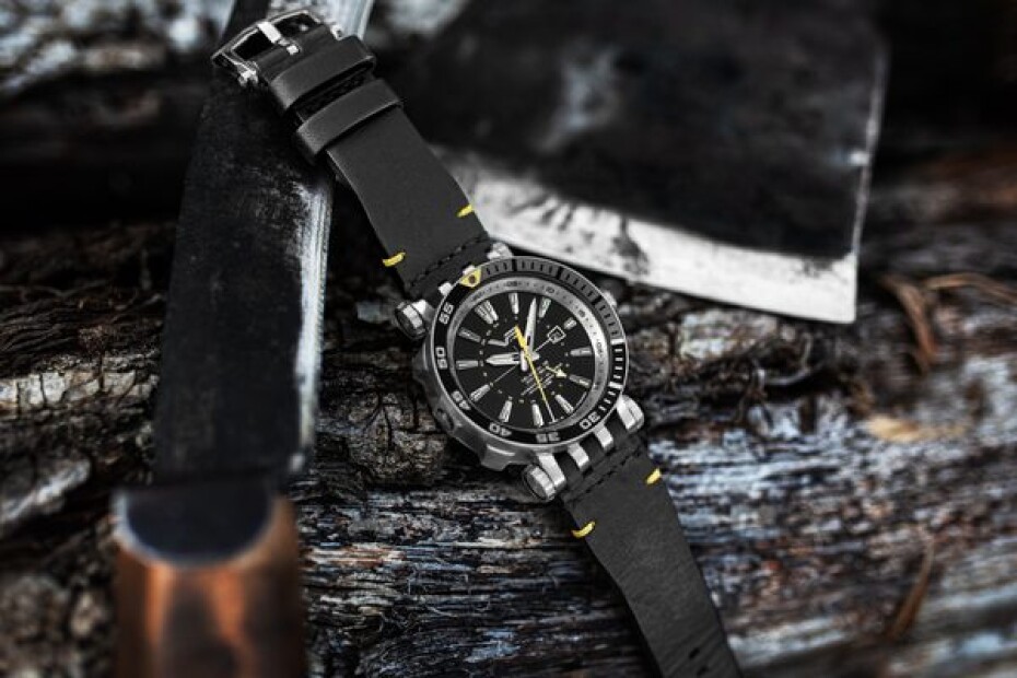 Vostok Europe Energia Rocket Automatic GMT NH34-575A718 - Bílý silikonový řemínek - main (3)