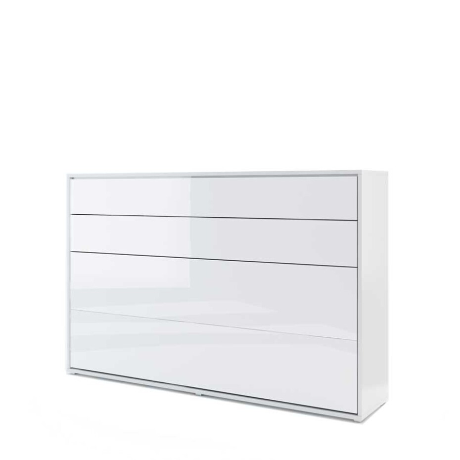 Dig-net nábytek Sklápěcí postel Lenart BED CONCEPT BC-05p | bílý lesk 120 x 200 cm - main (1)