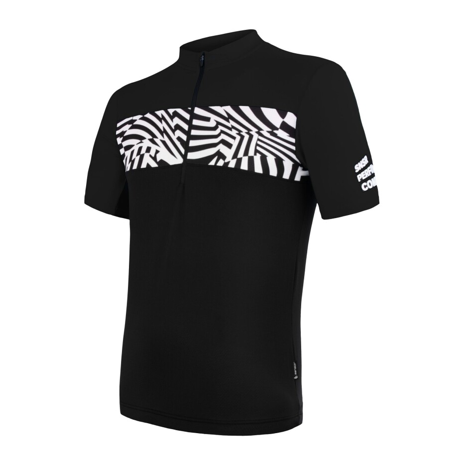 Pánský cyklistický dres Sensor  Cyklo Miles Black M - main (0)