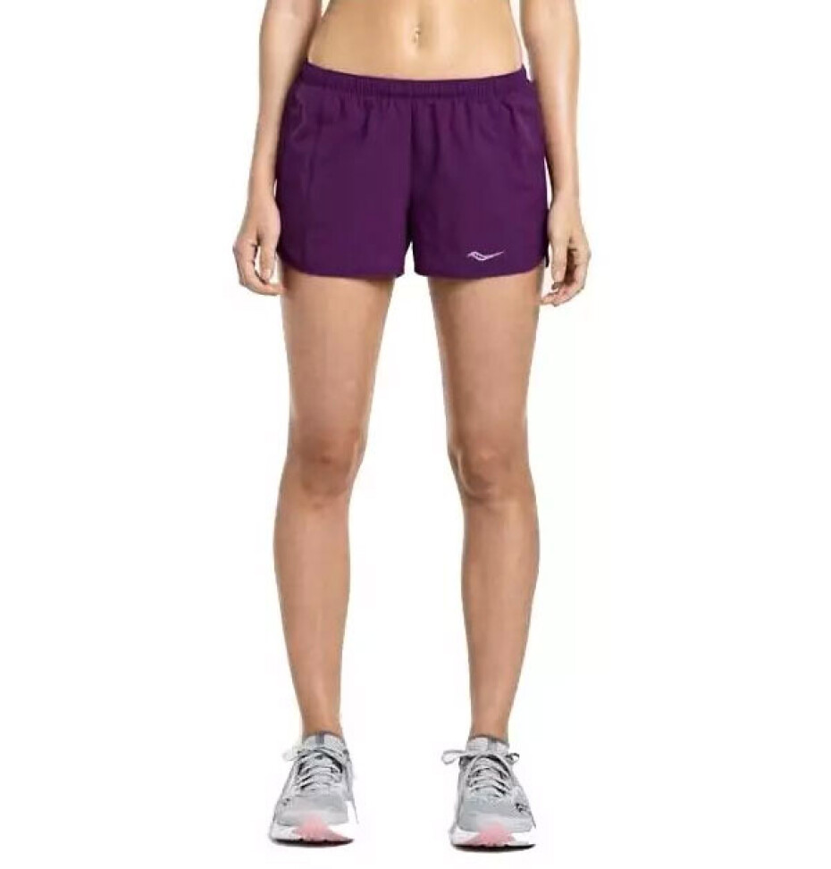 Dámské šortky Saucony  Rush 3" Woven Purple XS - main (1)