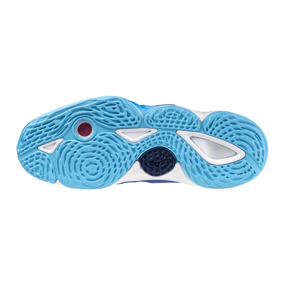 Pánská sálová obuv Mizuno  Wave Momentum 3 Mugen Blue/White/Estate Blue  EUR 39 - main (1)