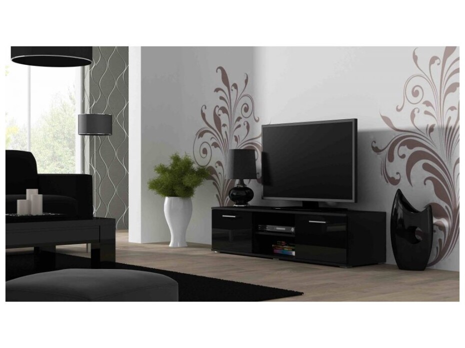 Artcam TV stolek SOHO 140 cm Barva: Bílá/bílý lesk - main (4)