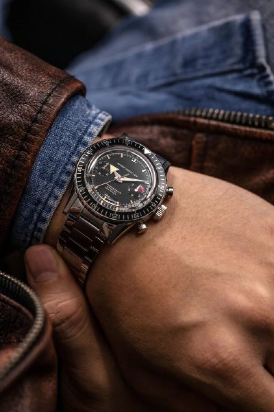 Nivada Grenchen Chronomaster Broad Arrow N Inter. Bezel - Manual - Forstner Rivet - main (13)