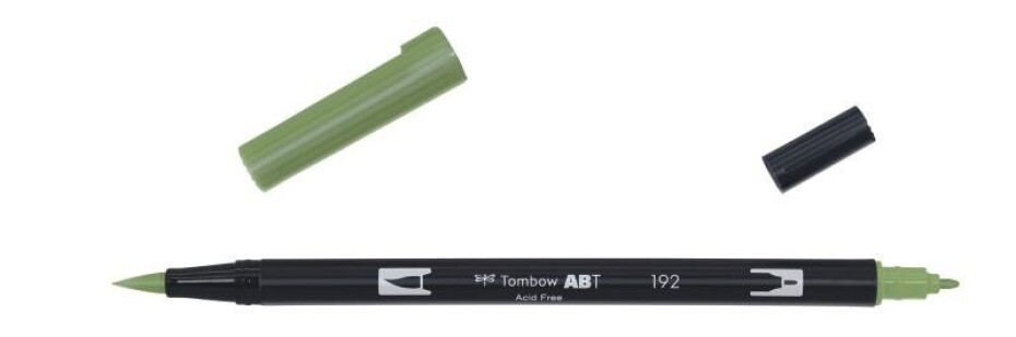 Tombow Oboustranný štětcový fix ABT - asparagus - main (0)
