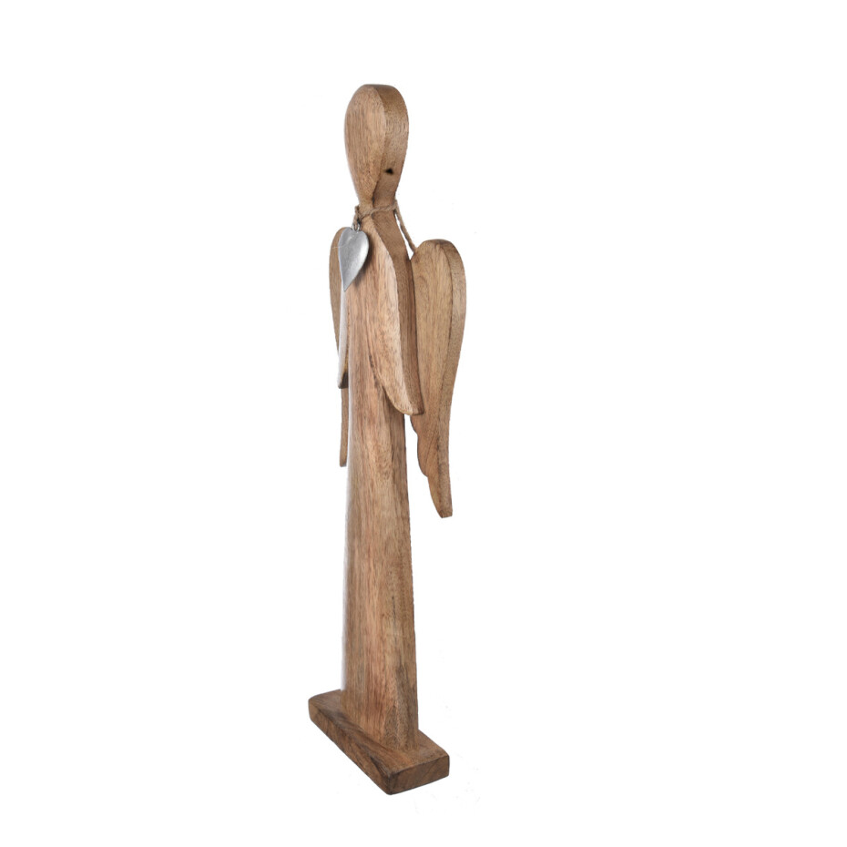 4Home Dekorace z mangového dřeva Angel, 57 cm - main (3)