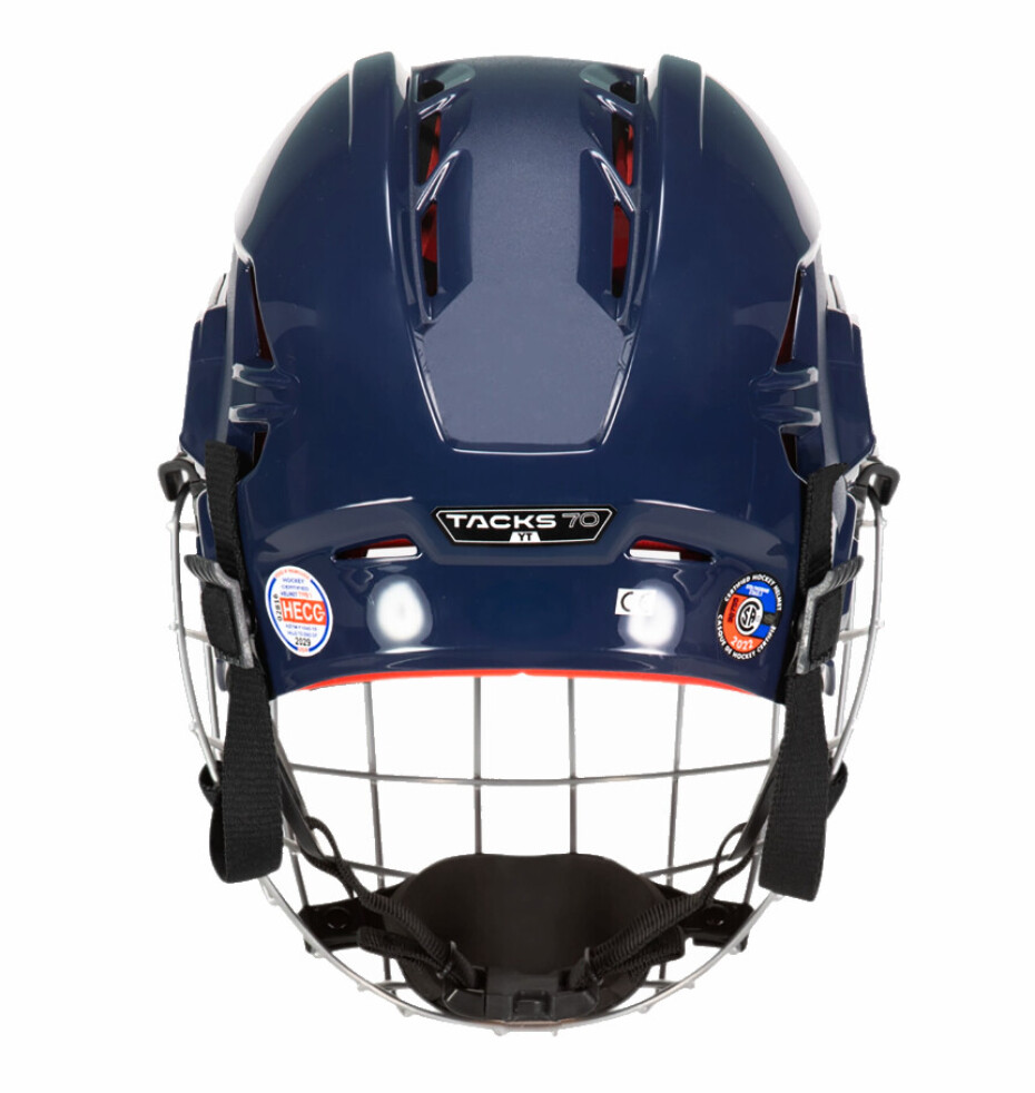 Hokejová helma CCM Tacks 70 Combo Navy Žák (youth) - main (1)