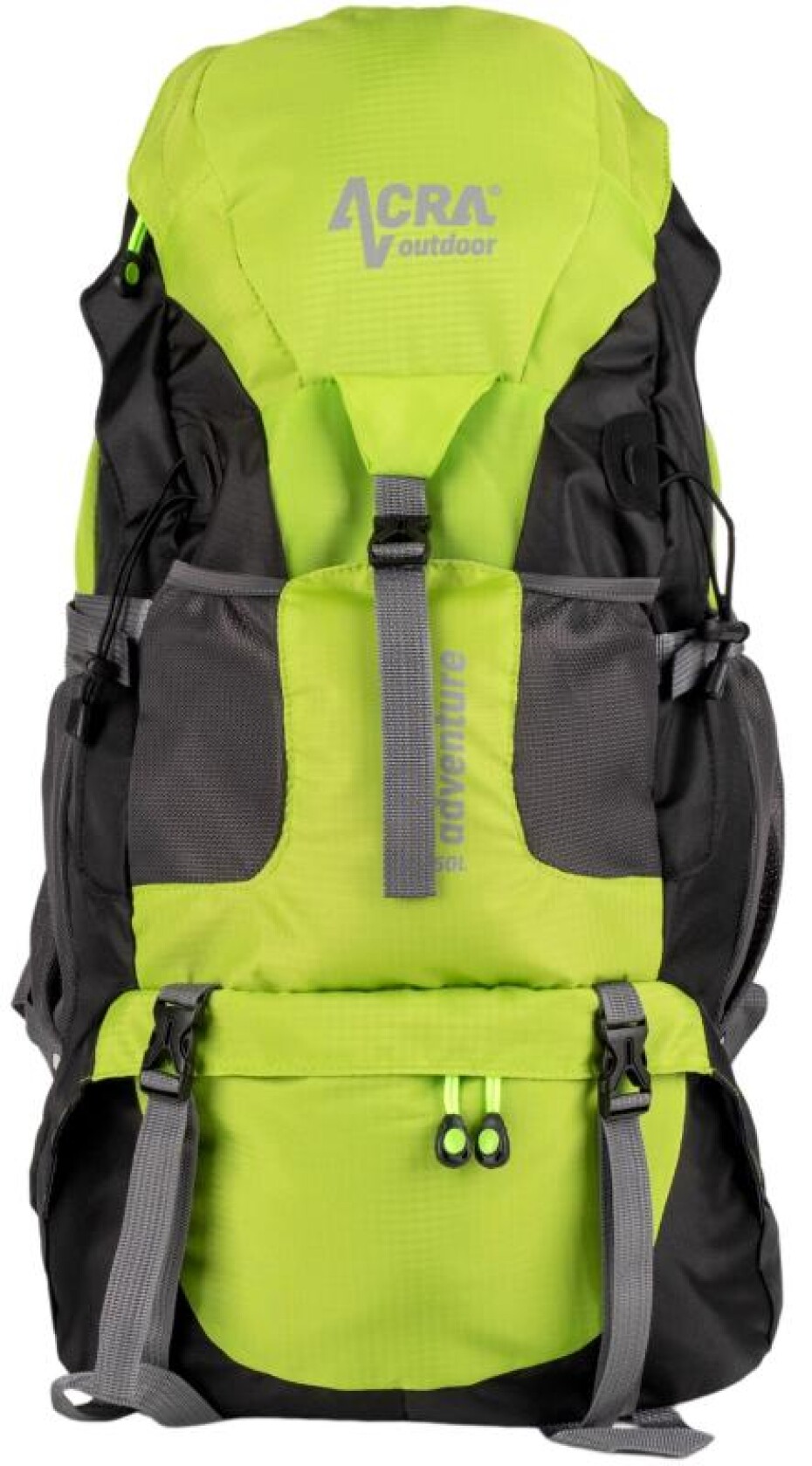 ACRA Batoh Adventure 50 L na horskou turistiku zelený BA50-ZE - main (0)