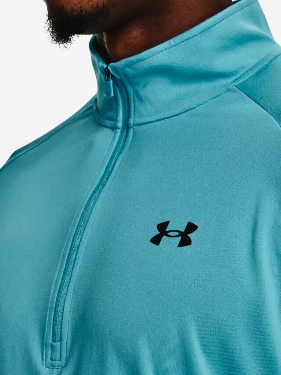 Pánské tričko Under Armour  UA Tech 2.0 1/2 Zip-BLU XXL - main (1)