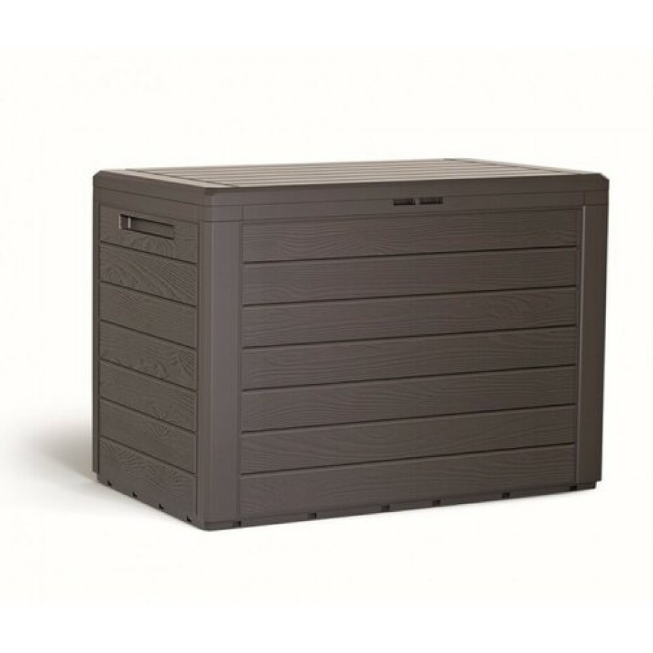 Zahradní úložný box Woodebox hnědá, 190 l, 78 cm - main (0)