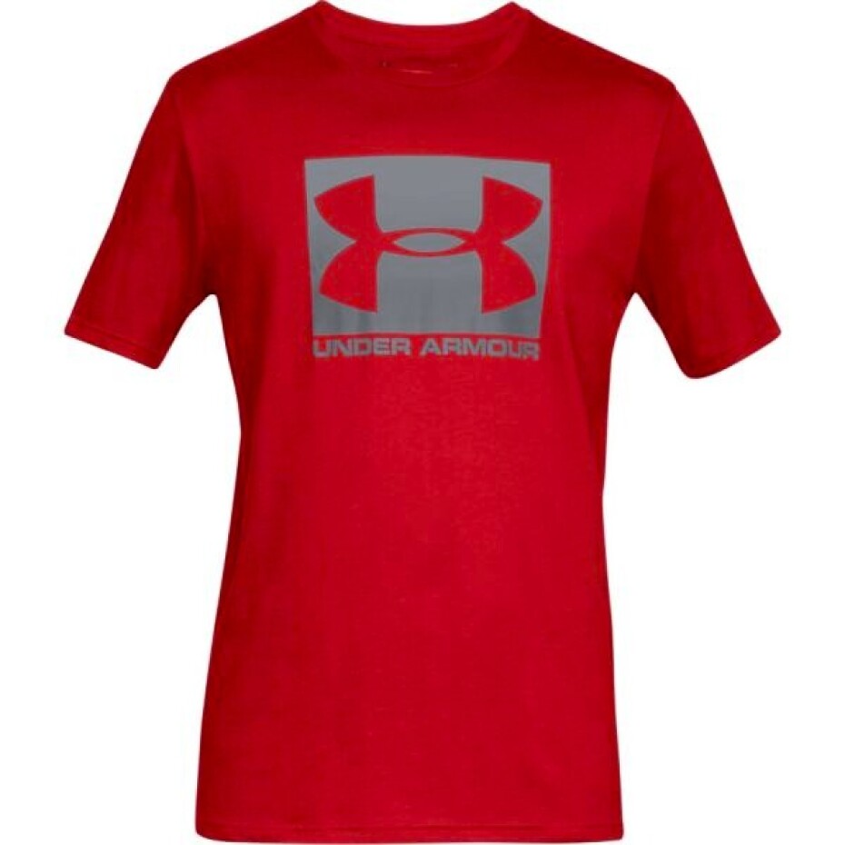 Pánské tričko Under Armour  BOXED SPORTSTYLE SS Red L - main (0)