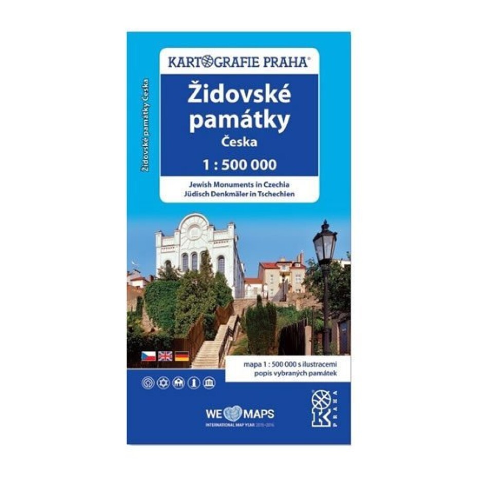 Židovské památky Česka/1:500 tis.(tematická mapa) - main (0)