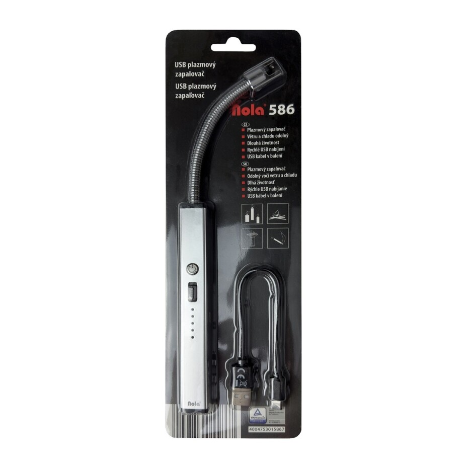 Plazmový flexi zapalovač USB Nola 586 - main (2)