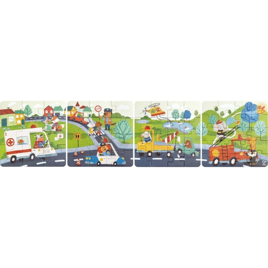 Hape Puzzle - Záchranná vozidla - main (0)