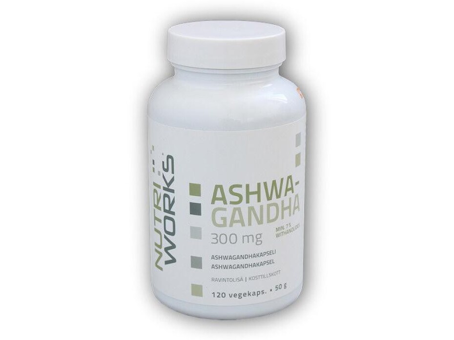 Nutri Works Ashwagandha 120 kapslí - main (0)