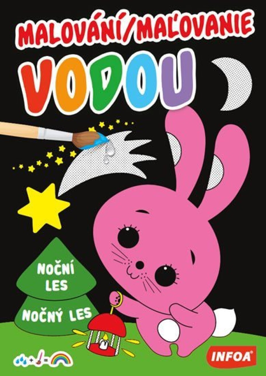 Malování / Maľovanie vodou - Noční les / Nočný les - main (0)