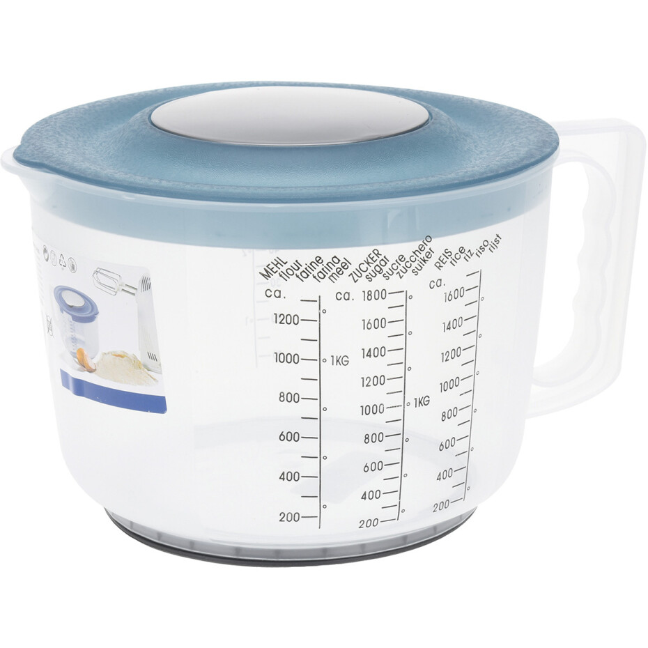 Plastová šlehací mísa s odměrkou, 2 l - main (1)