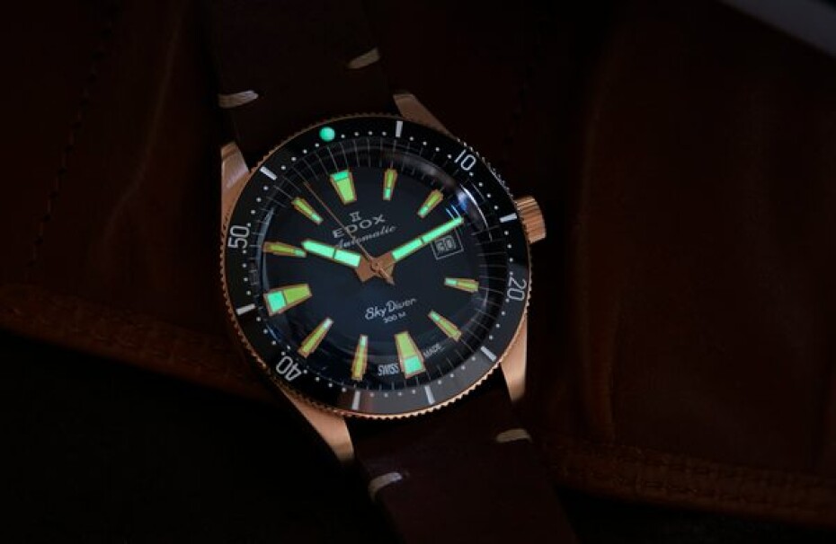 EDOX Skydiver Date Automatic 80126-BRN-BUIDR Limited Edition - main (30)