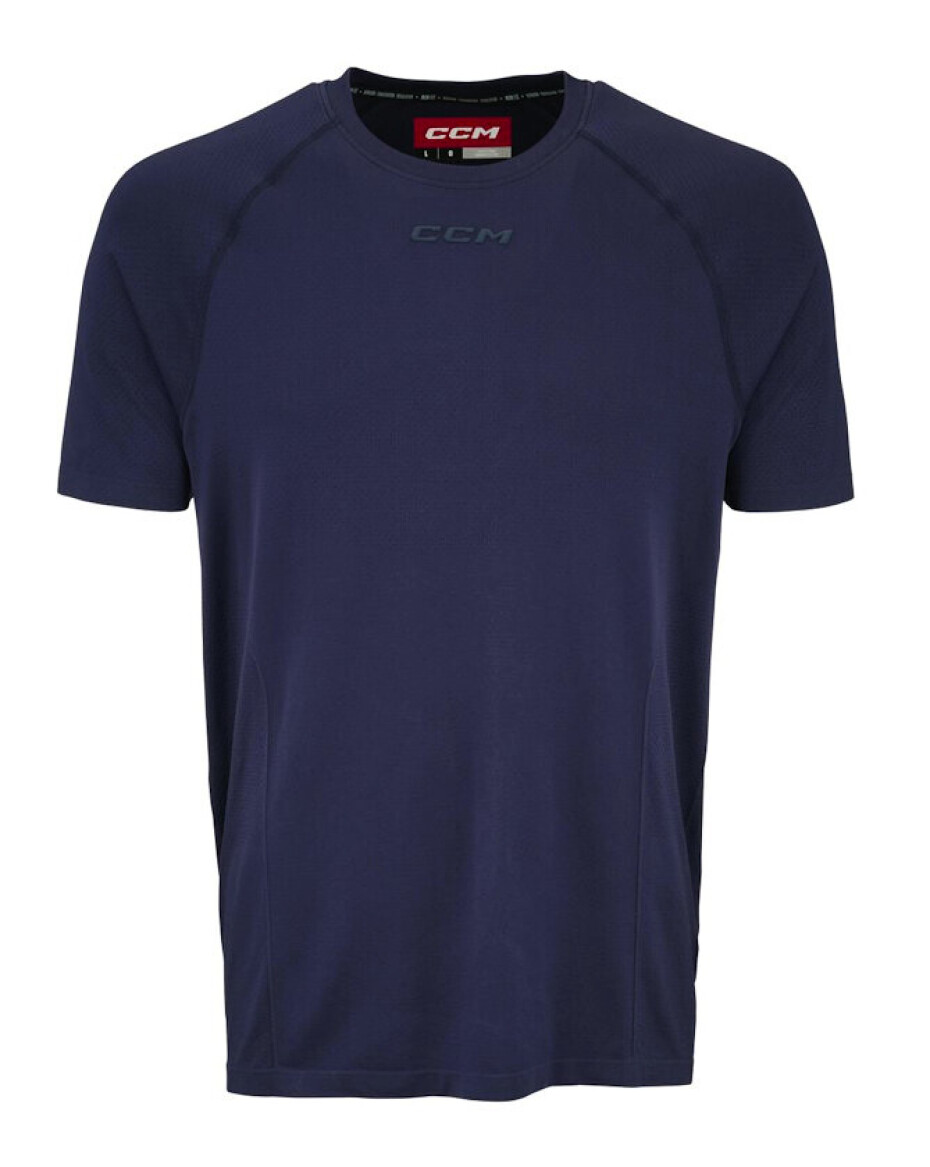 Pánské tričko CCM  SS Premium Training Tee True Navy Senior S - main (0)