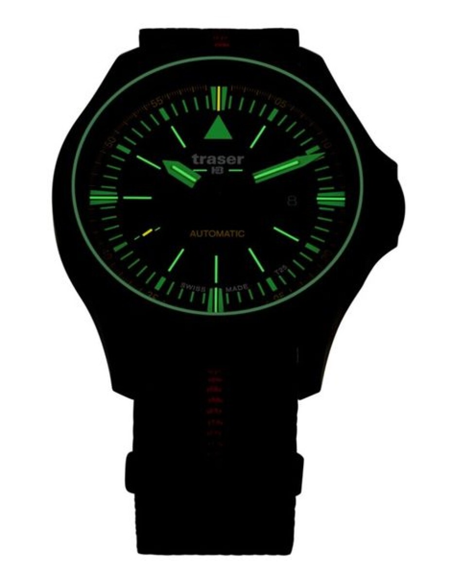 Traser P67 Officer Pro Automatic Red Leather - main (1)