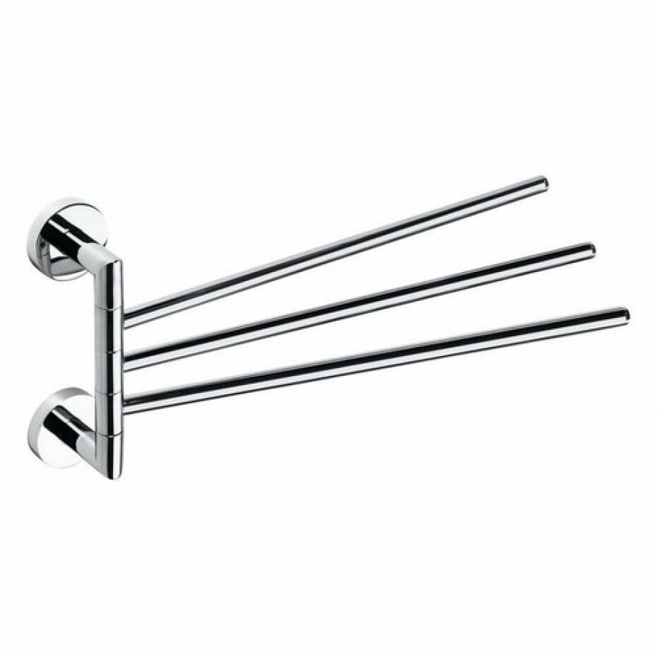 SAPHO XR407 X-Round trojitý držák na ručníky otočný 45 cm, stříbrná - main (0)