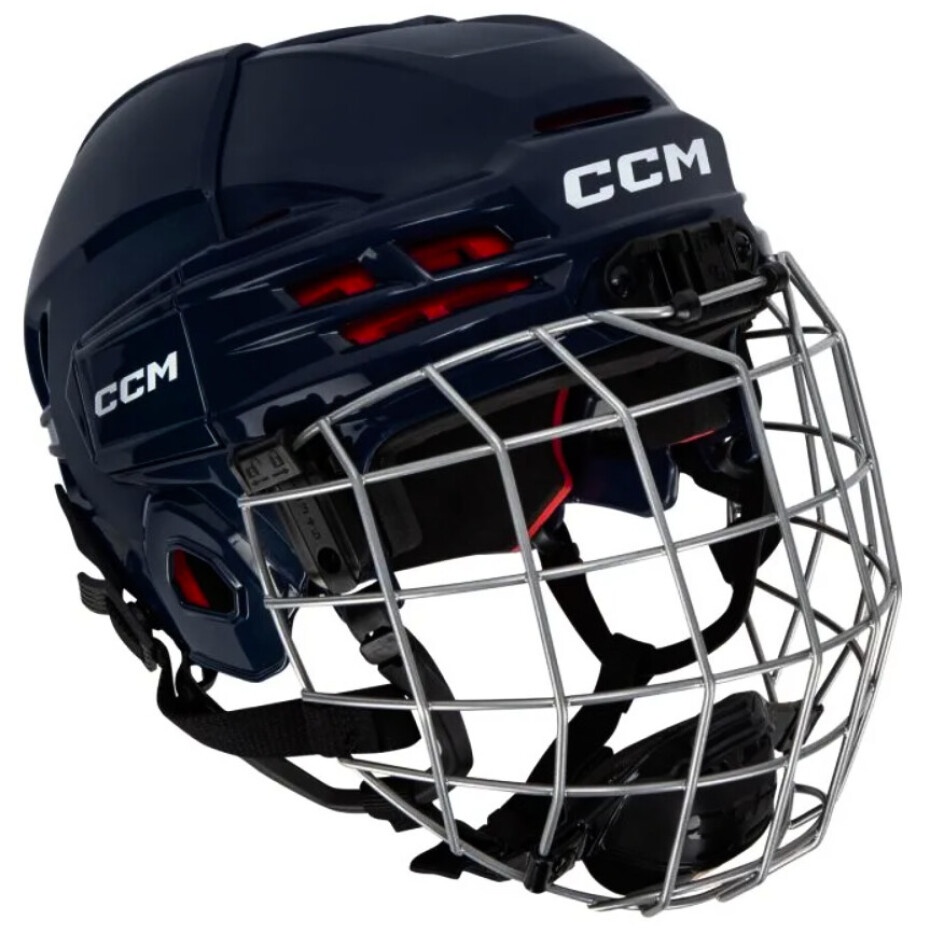 Hokejová helma CCM Tacks 70 Combo Navy Žák (youth) - main (0)