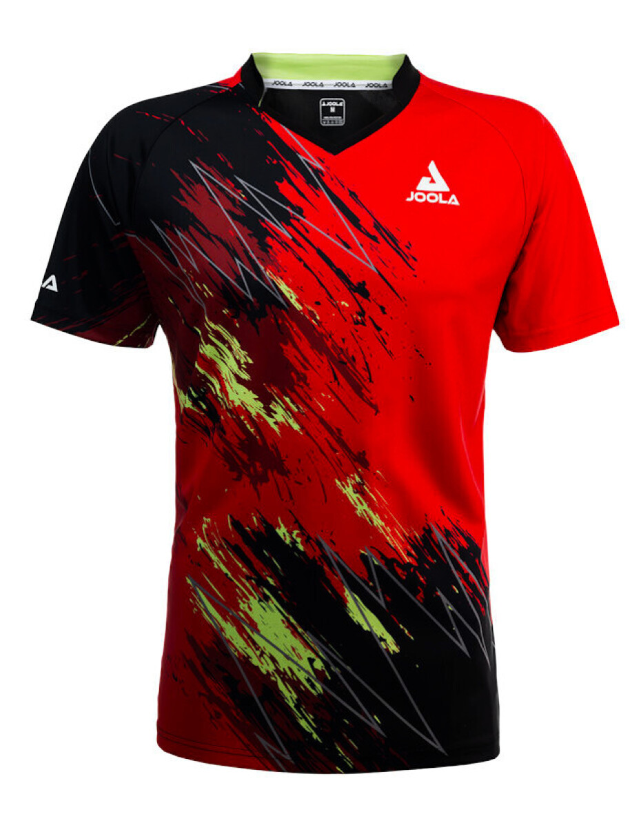 Pánské tričko Joola  Shirt Elanus Black/Red XXL - main (0)