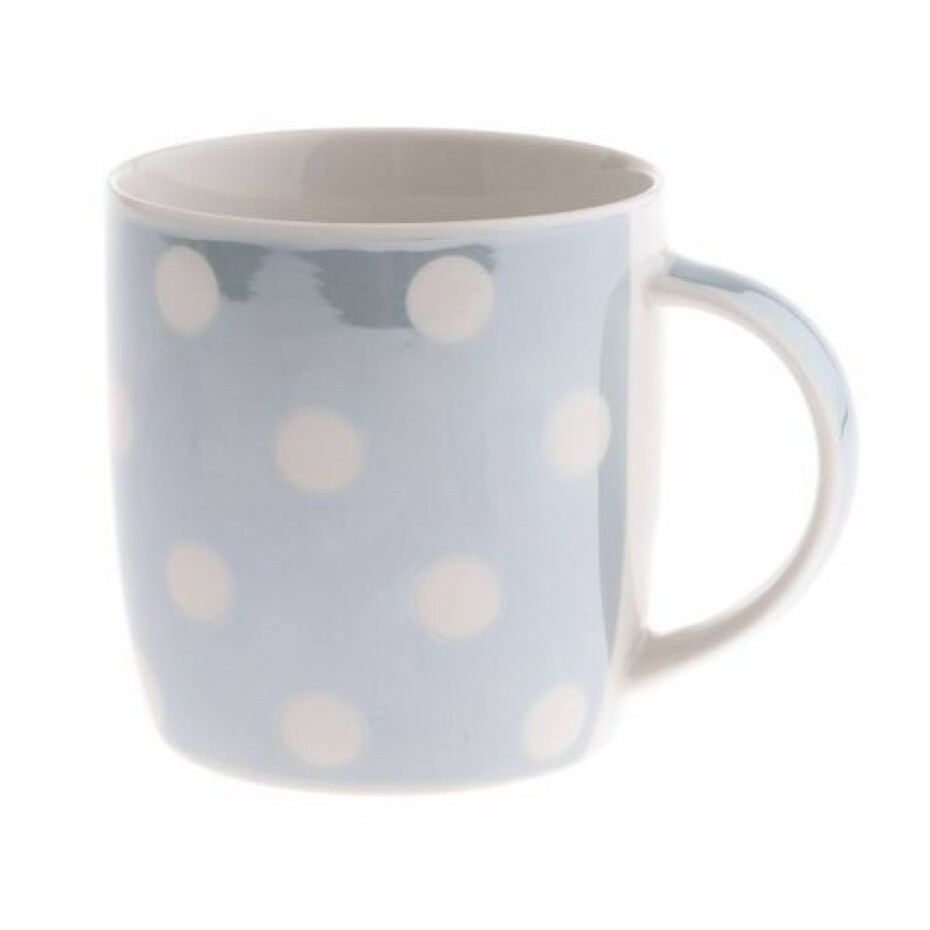 Porcelánový hrnek Puntík 360 ml, modrá - main (0)