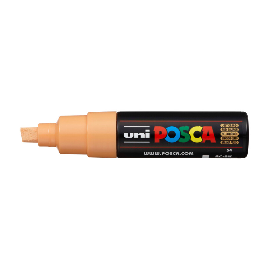 Posca popisovač PC-8K, 8 mm, světle oranžová (54) - main (0)