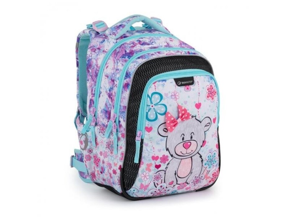 Bagmaster Batoh pro prvňáčky LUMI 21 C GRAY/BLUE/PINK - main (0)