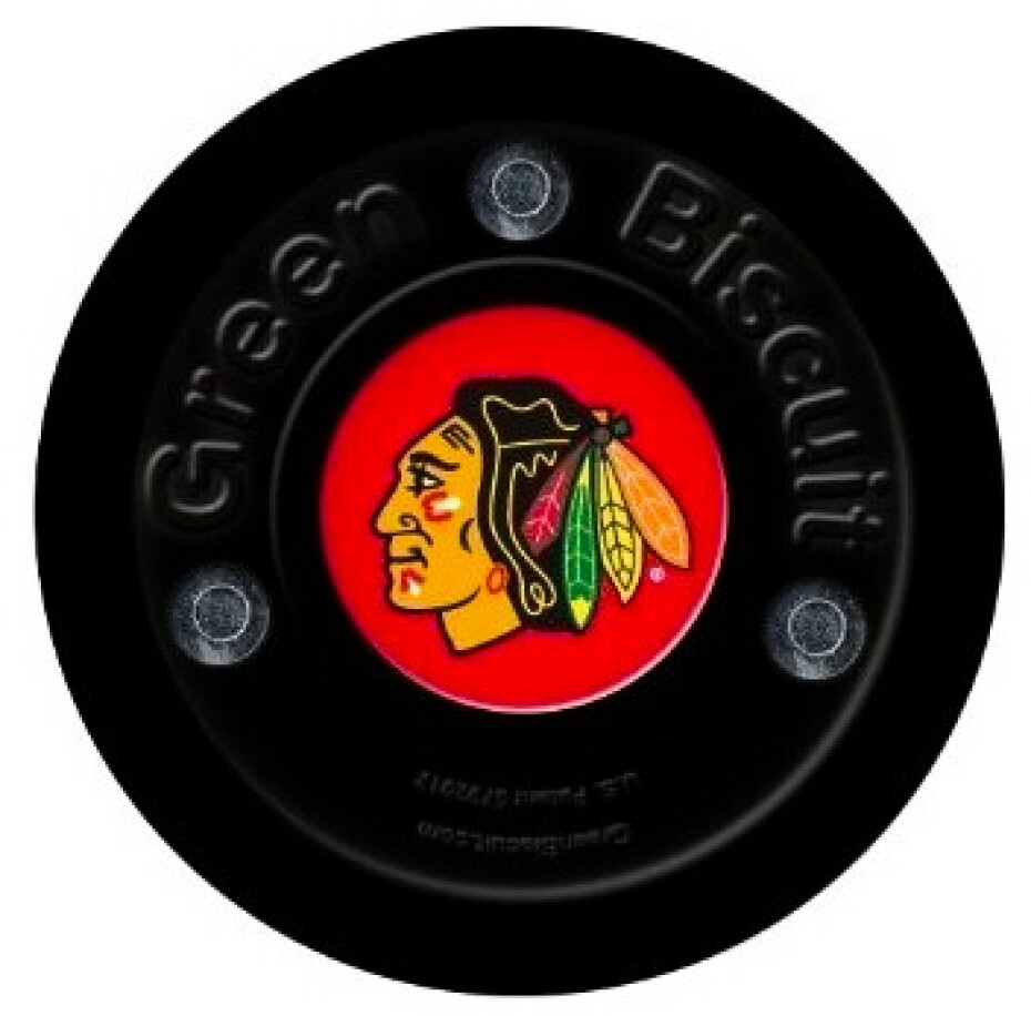 Tréninkový puk Green Biscuit  Chicago Blackhawks - main (0)