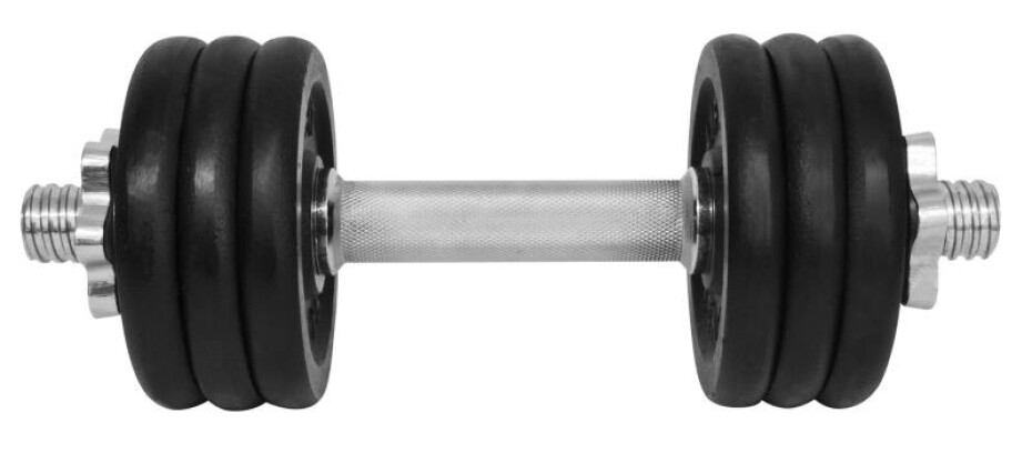 Lifefit Činka nakládací jednoruční 11 kg 30mm tyč/6x kotouč - main (0)
