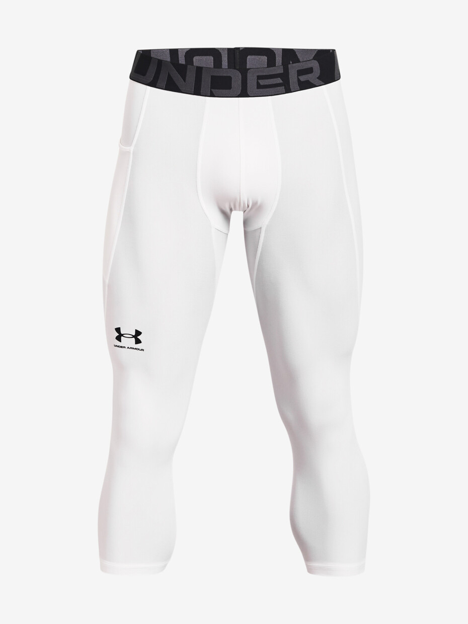 Pánské legíny Under Armour HeatGear 3/4 Legging-WHT XXL - main (4)