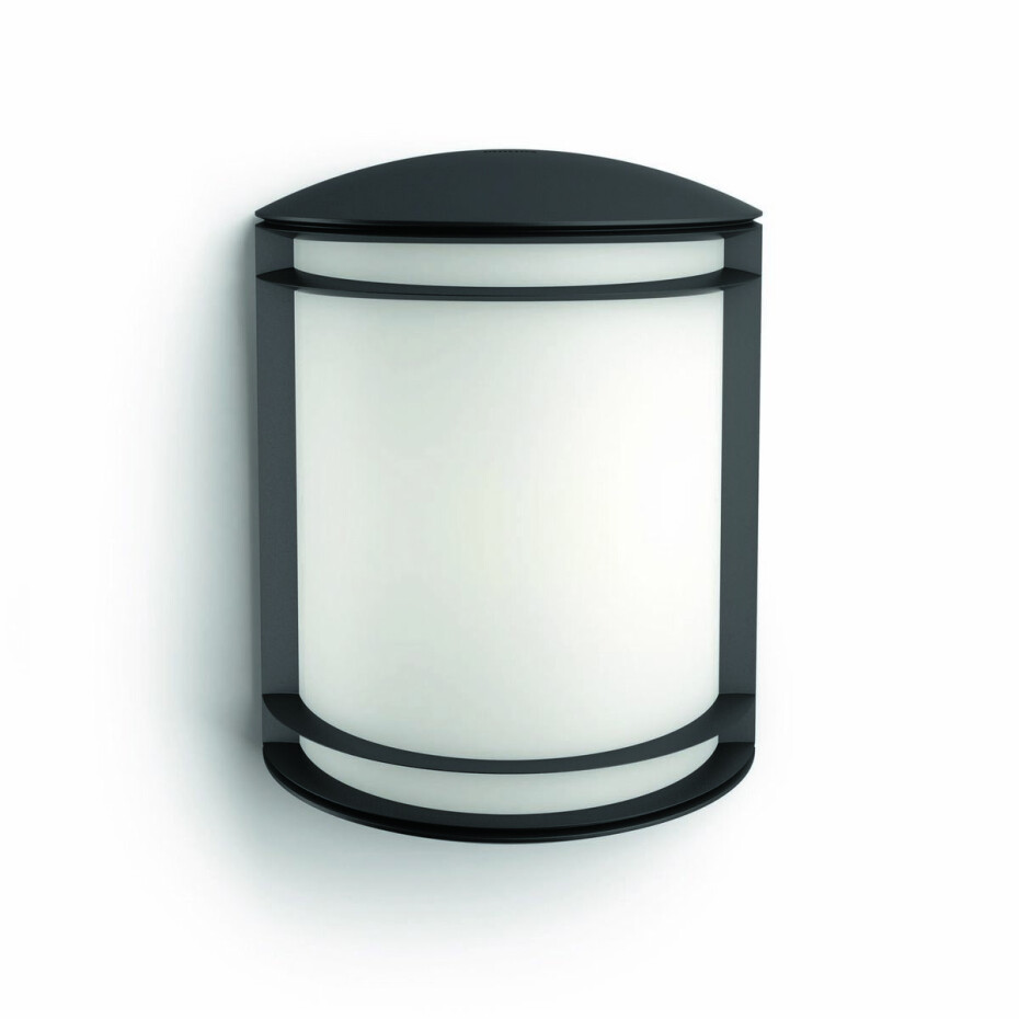 Philips 17320/30/P3 Antelope Venkovní nástěnné LED svítidlo 28 cm, černá - main (1)