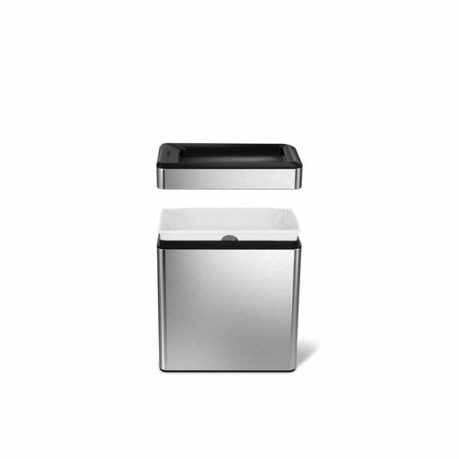 Simplehuman Hranatý otevřený koš 10 l - main (1)