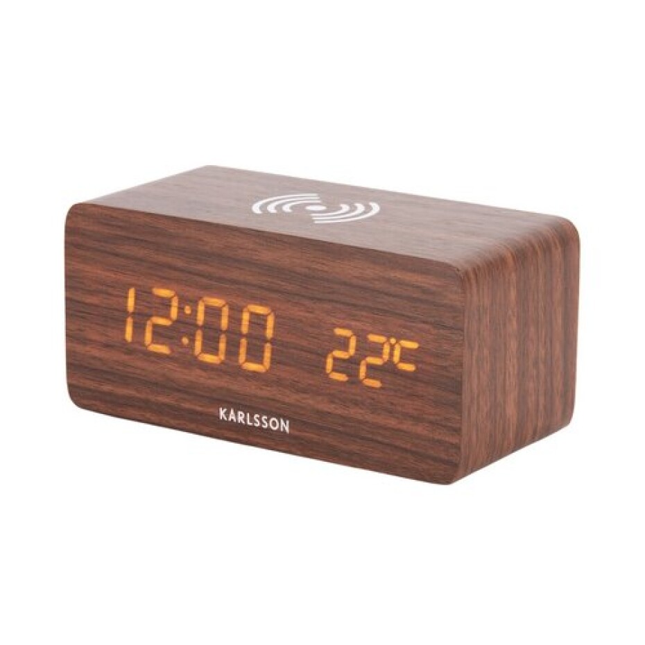 Karlsson 5933DW LED budík/hodiny s nabíjením 15 cm - main (2)