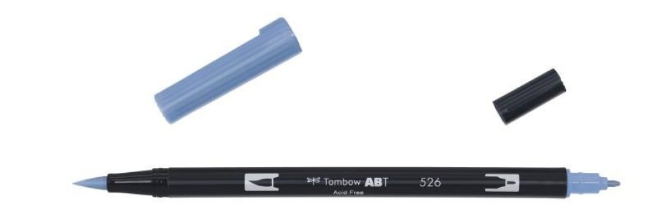 Tombow Oboustranný štětcový fix ABT - true blue - main (0)