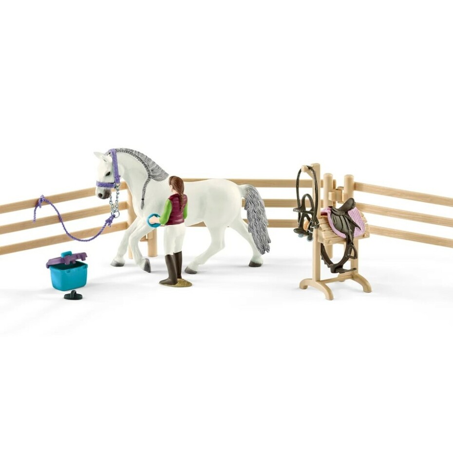 Schleich 42389 Jezdecká škola s jezdci a koňmi - main (3)