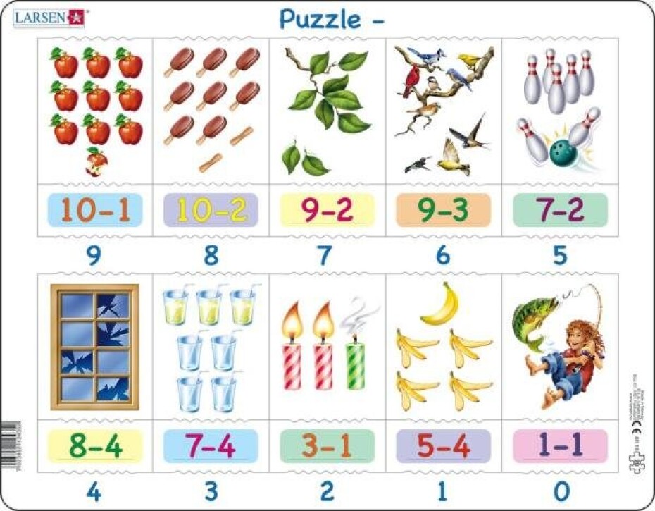 Puzzle Matematika odčítání 10-0 - main (0)