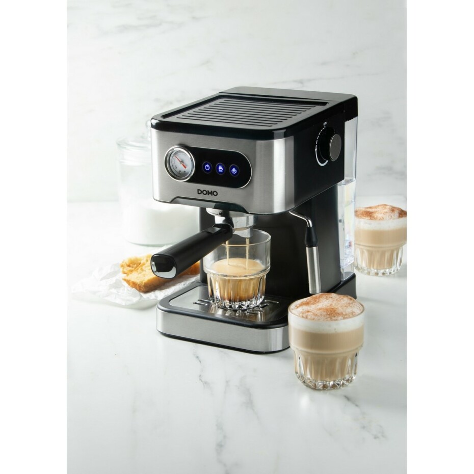 DOMO DO1138K pákový espresso kávovar, černá - main (18)